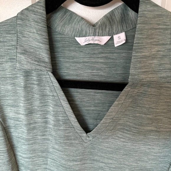 Lady Hagen Green Sleeveless Athletic Tank Top- size S - Picture 3 of 7